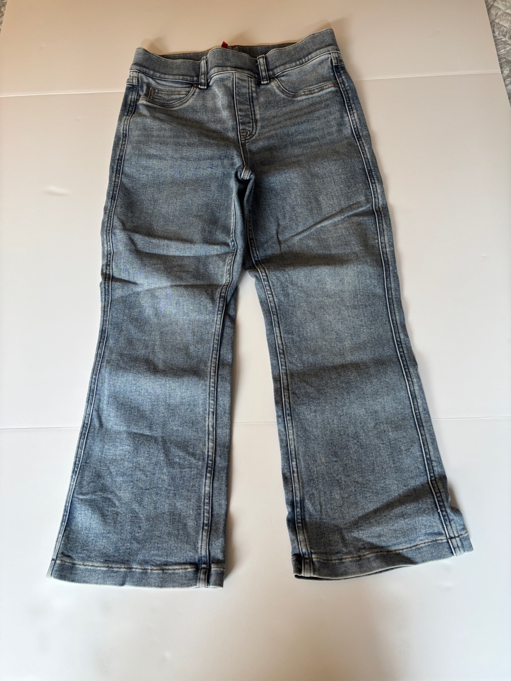 SPANX Light Wash Flare Jeans Stretch Denim - Medium